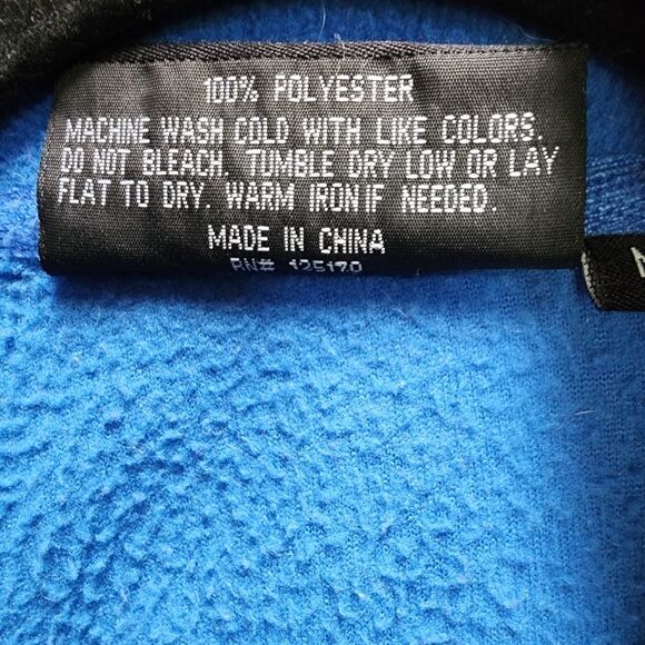 i5 Blue Fleece Zip-Up Jacket Women's Size M - Picture 9 of 9